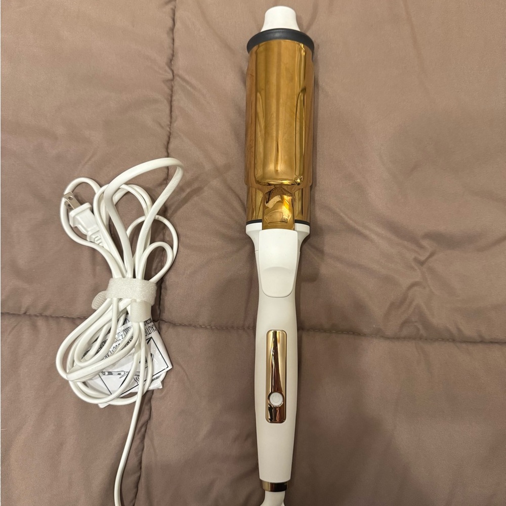 Gold and White Curling Iron - Picture 2 of 3